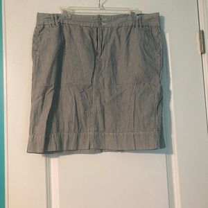 Gap Striped Jean skirt